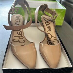 Nude patent okala Sam Edelman short heels